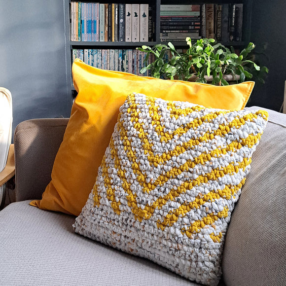 Snug Chevron Cushion Printed Crochet Pattern