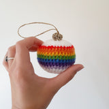 Rainbow Bauble Crochet PDF Digital Pattern - The Pigeon's Nest