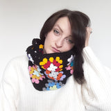The OG Black and Brights Crochet Cowl - The Pigeon's Nest