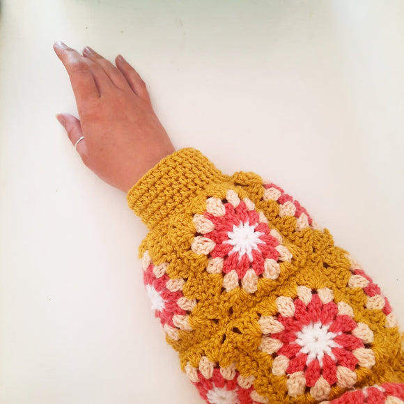 FREE CROCHET PATTERN - Crochet Cardigan Cuffs