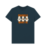 Denim Blue Printed T-shirt Front