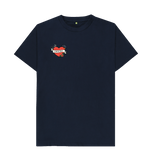 Navy Blue Crochet Heart Tattoo Tee