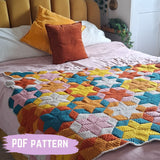 Star - Hexed Blanket Digital PDF Crochet Pattern