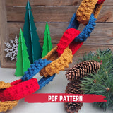 Chunky Funky Christmas Chains Digital PDF Crochet Pattern