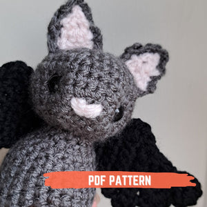Bruce the Bat Digital PDF Crochet Pattern
