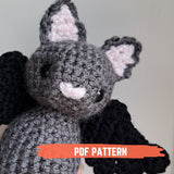 Bruce the Bat Digital PDF Crochet Pattern