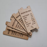 Wraps Per Inch Tool SECONDS