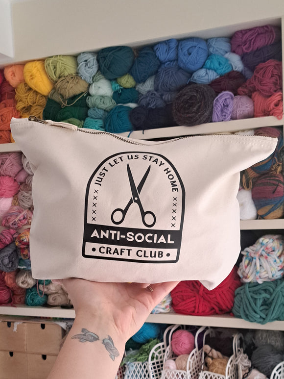 Anti-Social Craft Club Project Pouch