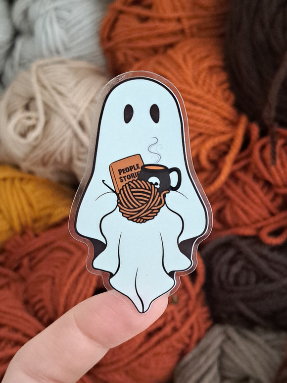 Cozy Ghostie Sticker