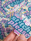 Stitch Please Sticker