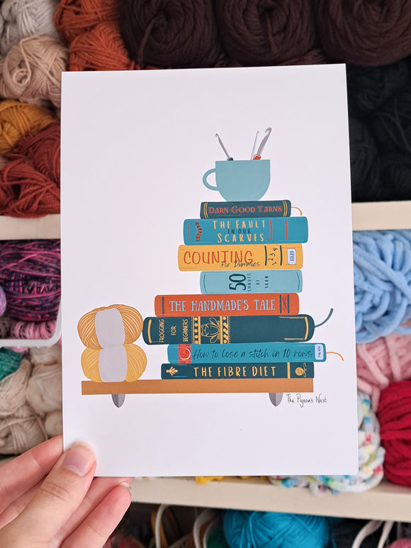 The Bookstack A5 print