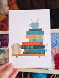 The Bookstack A5 print