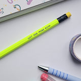 Crochet Slogan Pencils