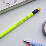 Crochet Slogan Pencils