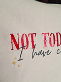 Not Today Satan Project Pouch