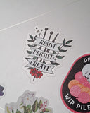 Resist Persist Create Sticker