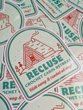 Recluse Crochet Retreat Sticker