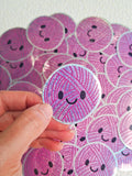 Sparkle Yarn Ball Sticker