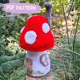 Toadstool House PDF Crochet Pattern