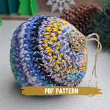 Scrappy Bauble Digital PDF Crochet Pattern