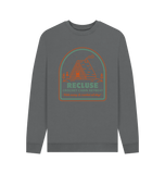 Slate Grey Printed Sweater Front