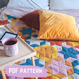 Star - Hexed Blanket Digital PDF Crochet Pattern