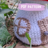 Toadstool House PDF Crochet Pattern
