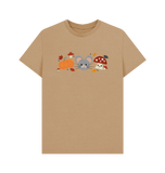 Sand Printed T-shirt Front