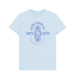 Sky Blue Printed T-shirt Front