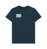 Denim Blue Printed T-shirt Front