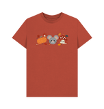 Rust Printed T-shirt Front