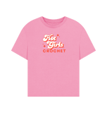 Rose Pink Printed T-shirt Front