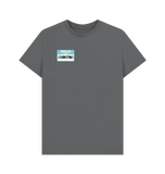 Slate Grey Printed T-shirt Front