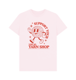 Pink Printed T-shirt Front