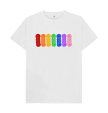 White Rainbow Skeins Tee