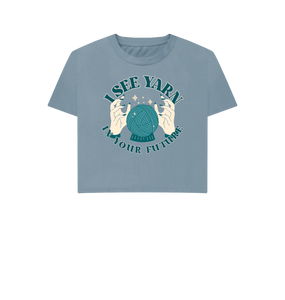 *I See Yarn In Your Future* Boxy Tee