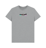 Athletic Grey Printed T-shirt Front