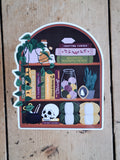 Spooky Craft Bookcase Sticker