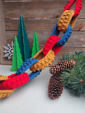 Funky Chunky Christmas Chains Printed Crochet Pattern