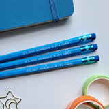 Crochet Slogan Pencils