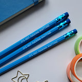 Crochet Slogan Pencils