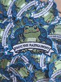 Frog The Patriarchy Iron On Patch