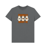 Slate Grey Printed T-shirt Front