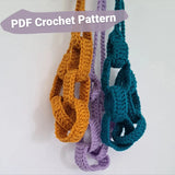 Paper Rings Crochet Necklace PDF Crochet Pattern