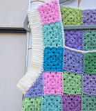 Pastel Granny Square Vest