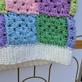 Pastel Granny Square Vest