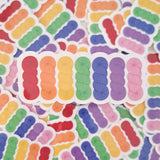Rainbow Skeins Sticker