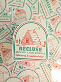 Recluse Crochet Retreat Sticker