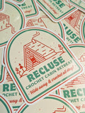 Recluse Crochet Retreat Sticker