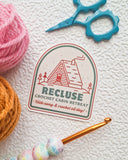 Recluse Crochet Retreat Sticker